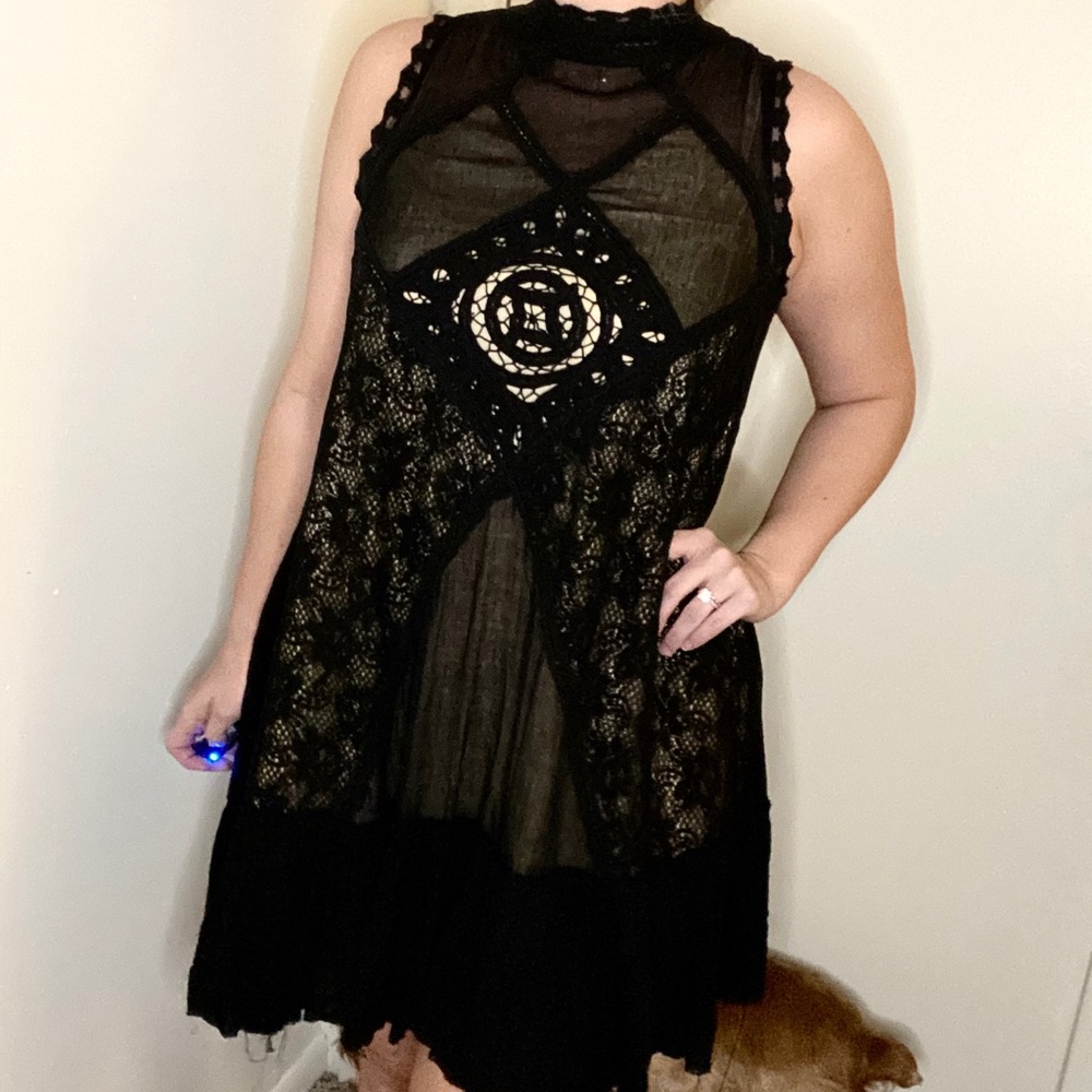 Free People Black Dress